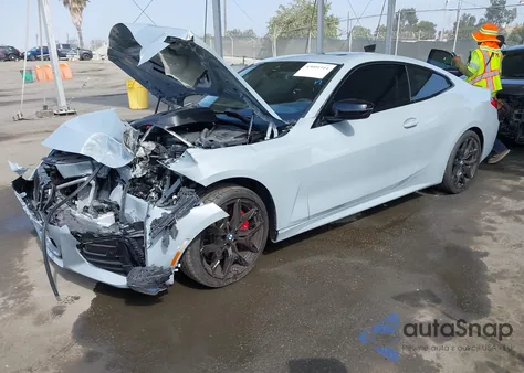 2025 BMW 4 Series 430I from USA, damaged, VIN WBA43DA07SCT77681